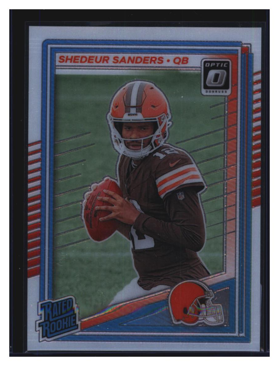 Photo 2 of 2025 Donruss Optic Donruss Optic Football 2025 Panini Donruss Optic Football Holo Shedeur Sanders #203