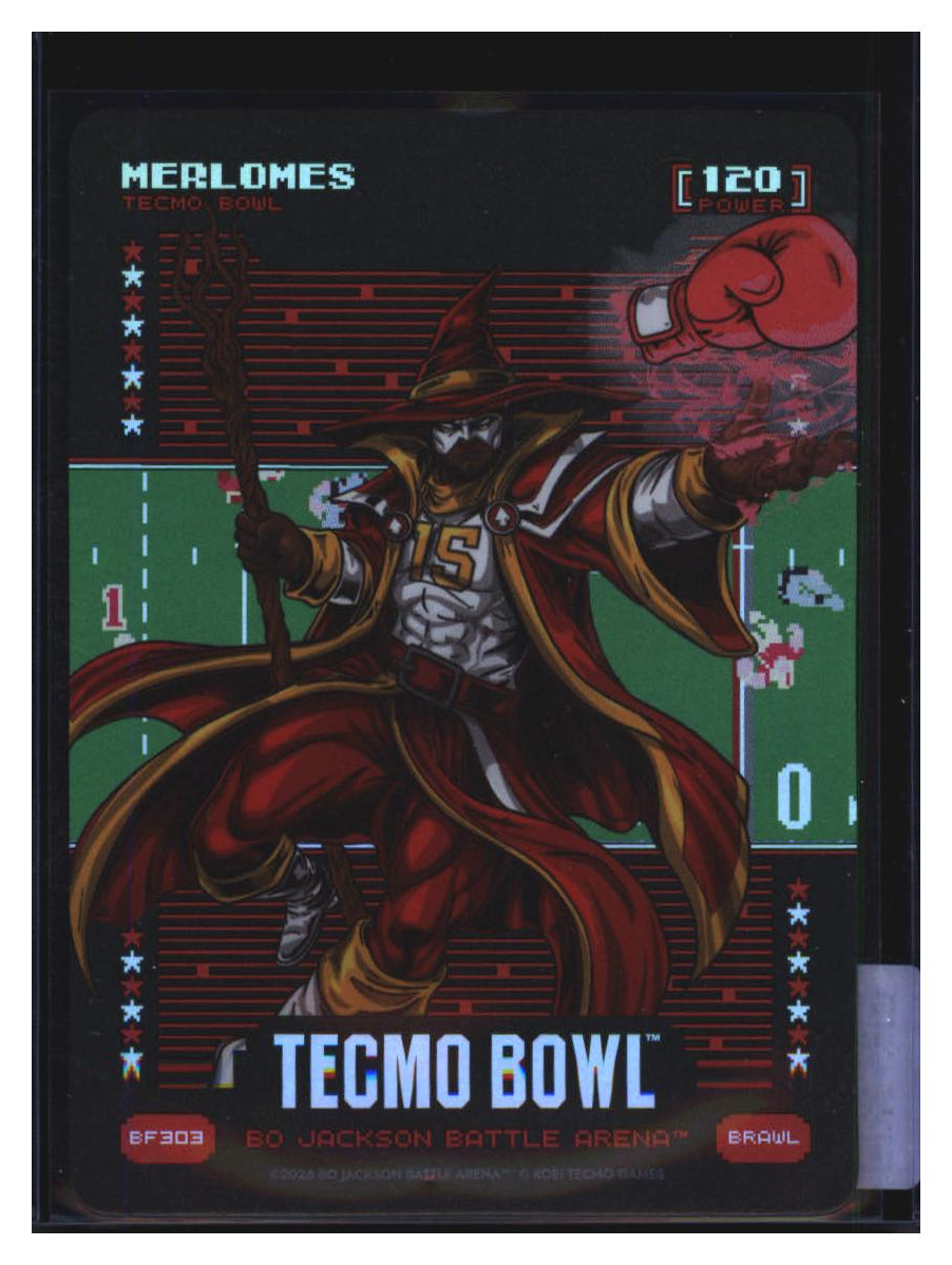 Photo 243 of 2024 KOEI Tecmo Games TECMO BOWL BO JACKSON BATTLE ARENA Holo #BF303