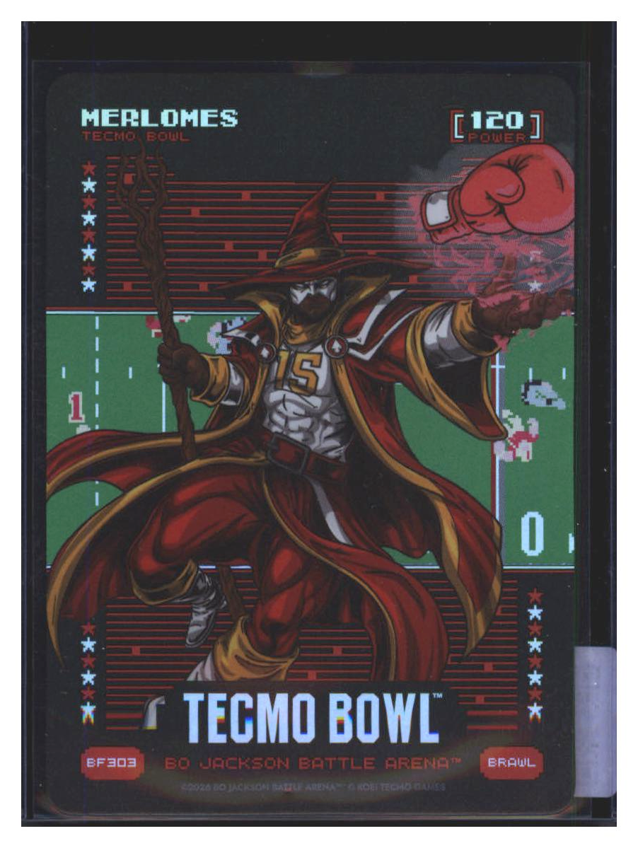 Photo 441 of 2026 Bo Jackson Battle Arena Tecmo Bowl Edition Battlefoil Merlomes (Patrick Mahomes) #BF303