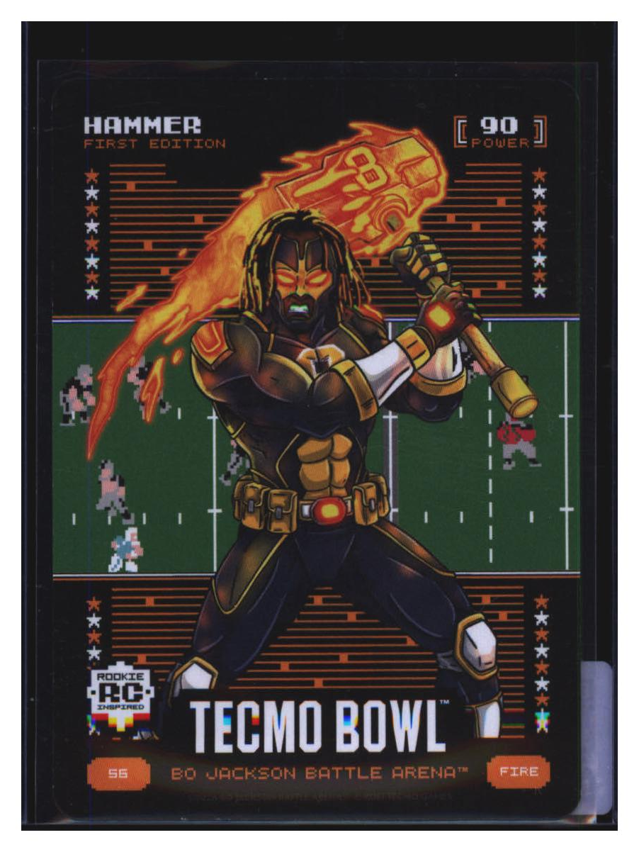 Photo 43 of Tecmo Bowl Bo Jackson Battle Arena Rookie RC Inspired Hammer First Edition #56