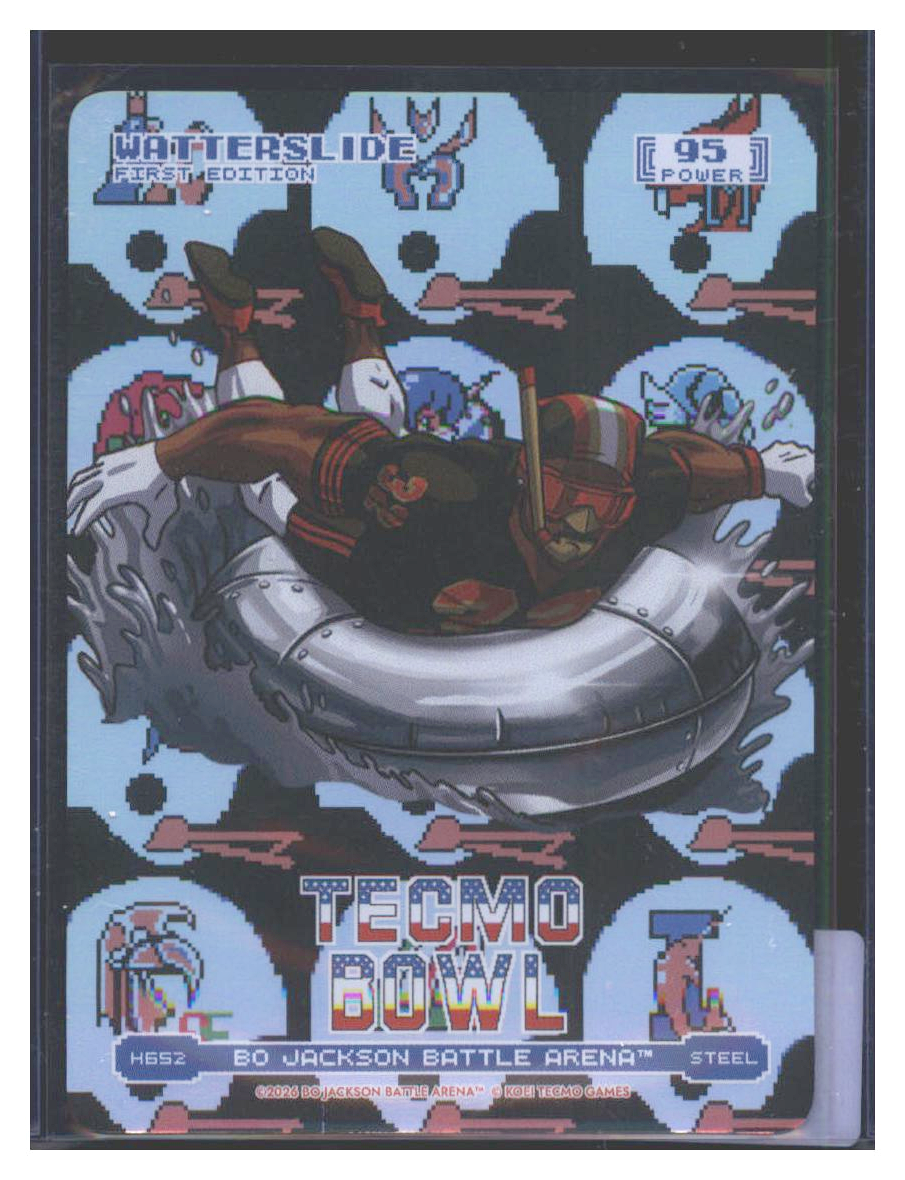 Photo 1 of 2026 Bo Jackson Battle Arena Tecmo Bowl Helmets Battlefoil Watterslide (Ricky Watters) #H652