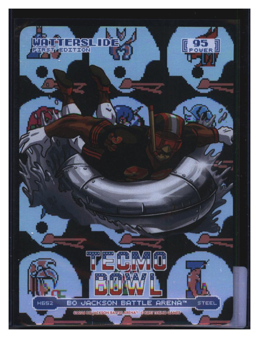 Photo 2 of 2026 Bo Jackson Battle Arena Tecmo Bowl Helmets Battlefoil Watterslide (Ricky Watters) #H652